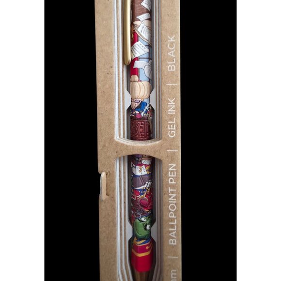 NEW Studio Ghibli Park x Penon Ballpoint Gel Ink Black Pen YUBABA Spirited Away - Picture 3 of 6